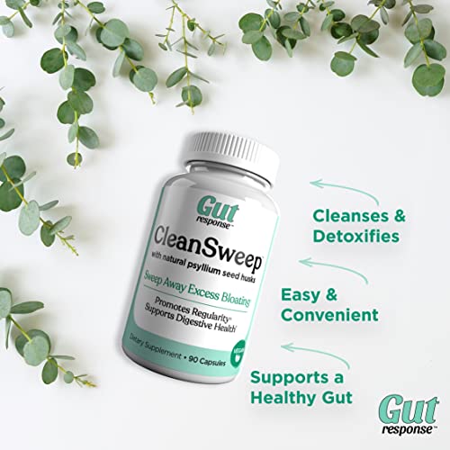 Gut Response CleanSweep Capsules, Supports Healthy Bowel Movements, Digestive Health Gut Response