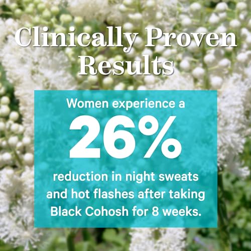 Pink Stork Black Cohosh Supplements for Women - Perimenopause & Menopause Support Pink Stork