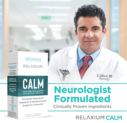 Relaxium Calm, Non-Habit Forming, Stress and Mood Support Supplement Relaxium