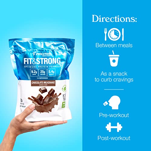 Evolution Advance Nutrition Fit & Strong - Pure Whey Protein Powder with BCAA, 100% Grass-Fed