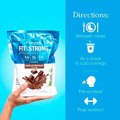 Evolution Advance Nutrition Fit & Strong - Pure Whey Protein Powder with BCAA, 100% Grass-Fed
