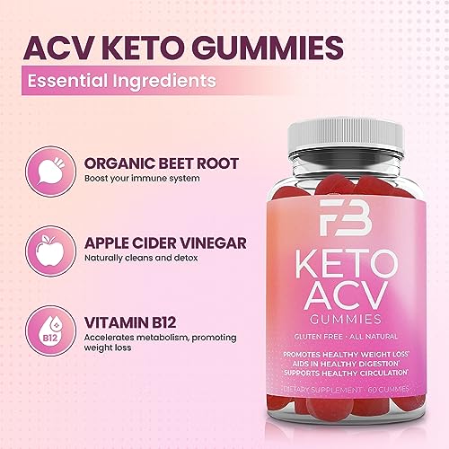 FIT BLAST Keto ACV Gummies Advanced Weight Loss, Organic 1000Mg Keto Apple Cider