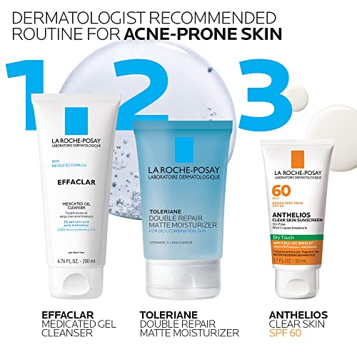 La Roche-Posay Anthelios Clear Skin Dry Touch Sunscreen SPF 60, Oil Free