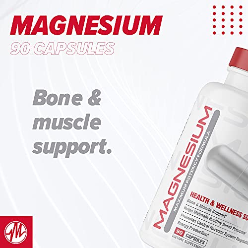 Metabolic Nutrition Magnesium, 650mg per Serving, Non-GMO, Vegan, Gluten Free Metabolic Nutrition