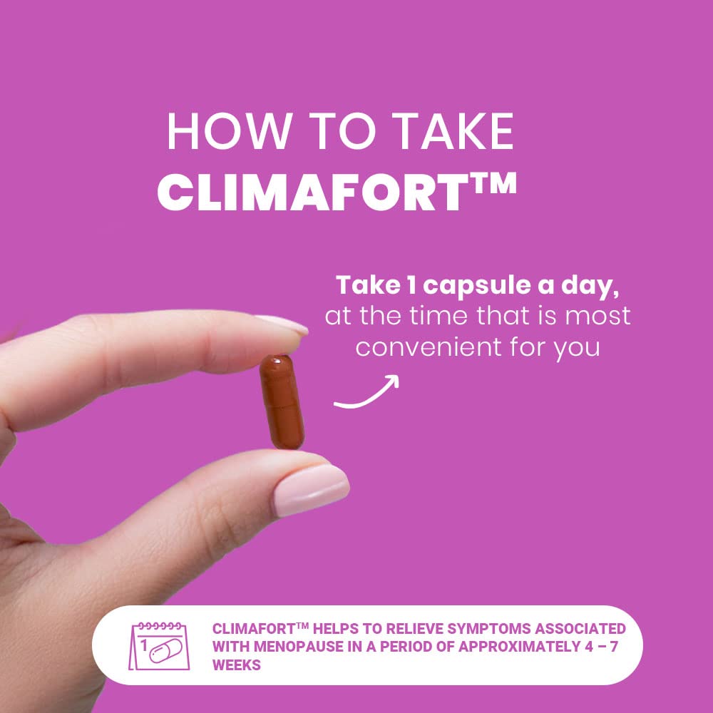 ClimaFort - Menopause Capsules - Food Supplement