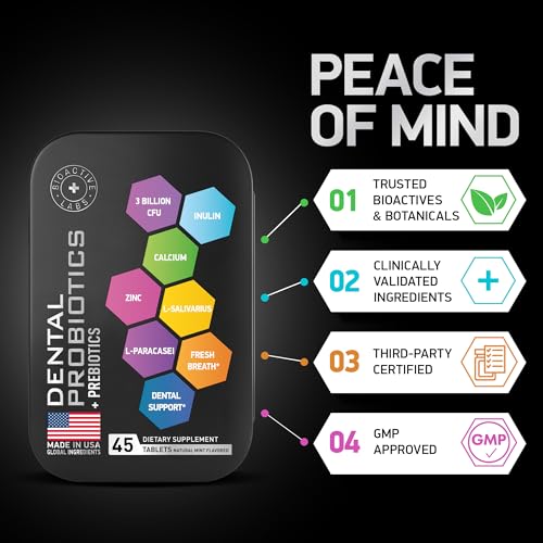 BIOACTIVE LABS Fertility Supplements for Men and Dental Probiotics in Tins Male Bundle BIOACTIVE LABS