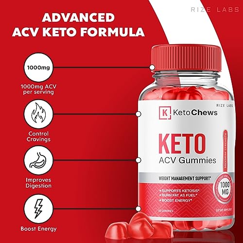 (3 Pack) Keto Chews Gummies - Keto Chews ACV Gummies for Weight Loss 525 MG