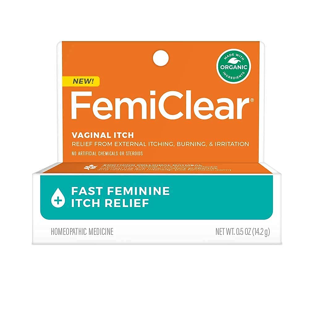 FemiClear 1-Day Yeast Infection Treatment & Vaginal Itch Relief Ointment - Fast Relief Bundle (Pack of 2) FemiClear