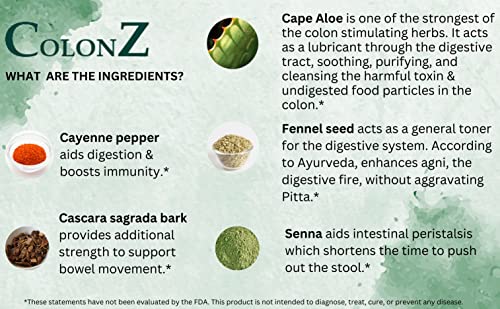 Dr. Dhoble’s Remedies ColonZ Colon Cleanser & Detox – Helps Occasional Constipation