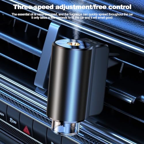 VEAREAR Smart Car Air Freshener Diffuser, Car Essential Oil Diffuser with 3 Adjustable Intensity Modes VEAREAR