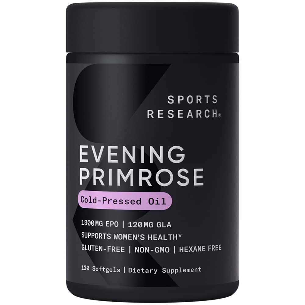 Sports Research Evening Primrose Supplement from Cold Pressed Oil Sports Research