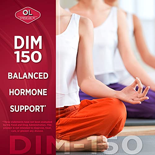 Olympian Labs DIM Supplement 150mg - DIM Diindolylmethane 60 Capsule Supply of DIM Olympian Labs