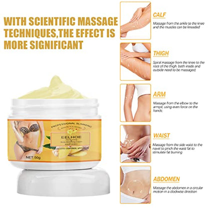 Ginger Fat Burning Cream Anti-cellulite Full Body Slimming Weight Loss Massaging Cream