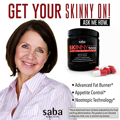 Saba Skinny 5000 -Fat Loss -Weight Loss-Appetite Control -Mild Jitter-Free Energy- Focus Saba