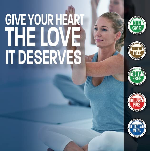 Bronson Antarctic Krill Oil 1000 mg with Omega-3s EPA, DHA, Astaxanthin and Phospholip Bronson