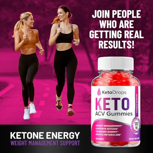 Keto Drops ACV Gummies - Advanced Formula Drops Keto Plus ACV Gummies Apple