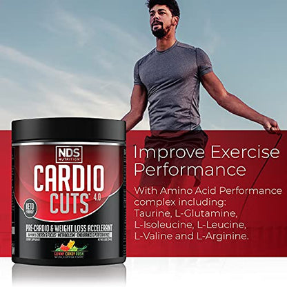 Cardio Cuts NDS Nutrition 4.0 Pre Workout Supplement - Advanced Weight Loss and Pre
