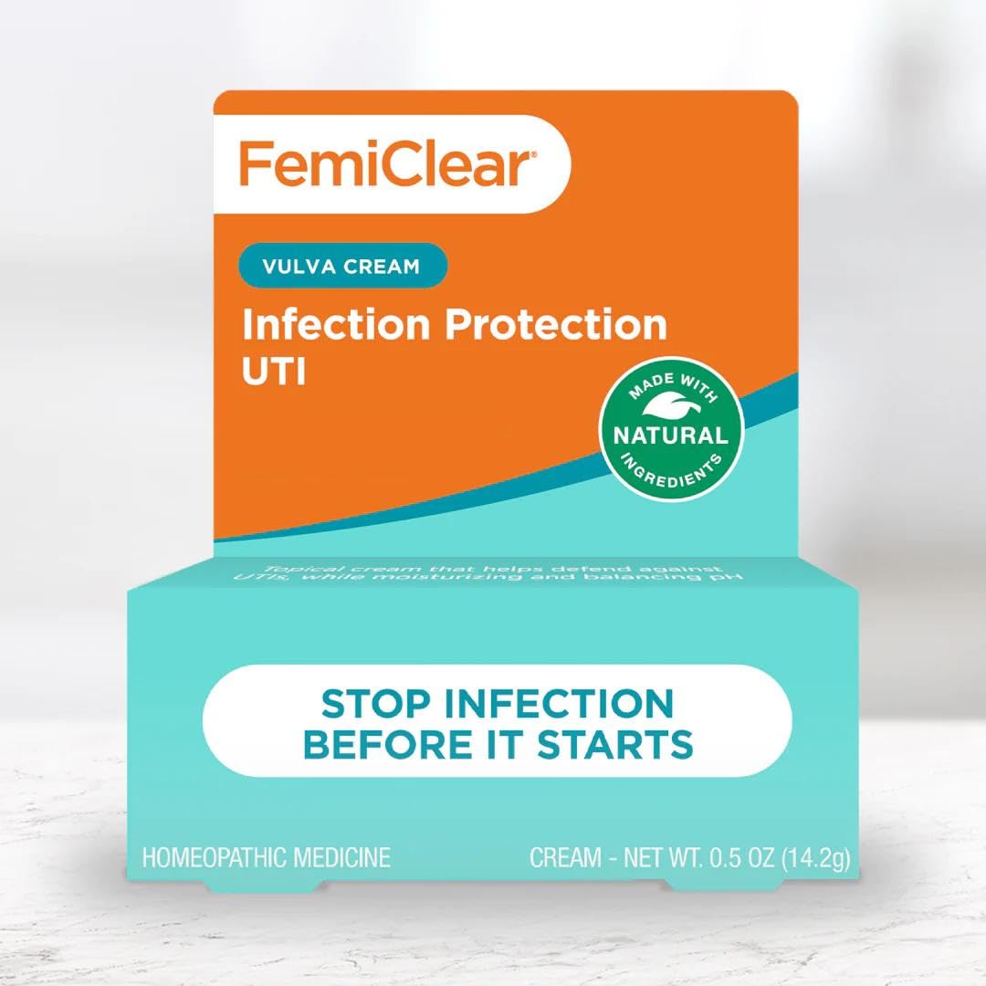 FemiClear Infection Protection Vulva Cream, Protection Against Urinary Tract Infections FemiClear