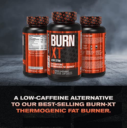 Jacked Factory Burn-XT Low Caffeine, Low Stim Weight Loss Supplement Jacked Factory