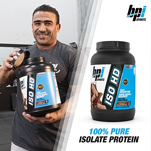 BPI Sports Iso Hd – 100% Whey Protein isolates – Muscle Growth, Recovery, Weight Loss, BPI Sports