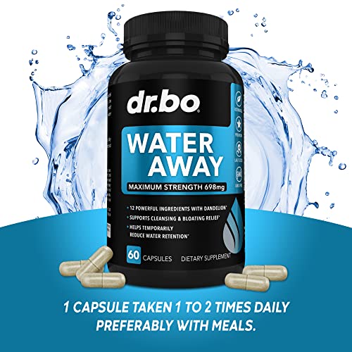 Water Pills Diuretics for Water Retention - Natural Water Away Pills Herbal Diuretic Supplements DR. BO
