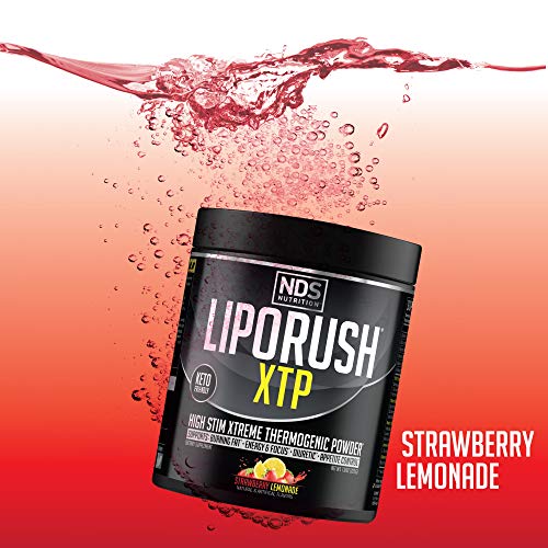 LIPORUSH NDS Nutrition XTP Thermogenic Fat Burner with L-Carnitine - Energy, Focus LIPORUSH