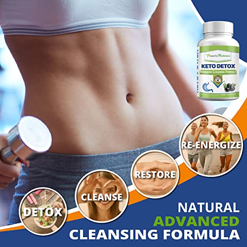 Power By Naturals Keto Colon Cleanser & Detox - Rapid Weight Loss Pills, Gut Health Power By Naturals