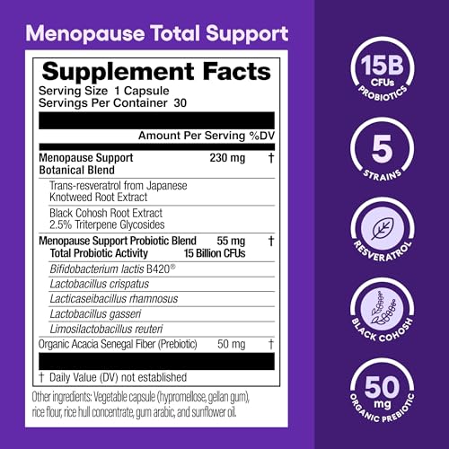 Physician's CHOICE Total Womens Menopause Support Bundle - Womens Probiotic 60ct Physician's CHOICE