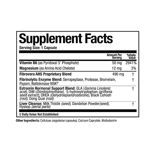 Arthur Andrew Medical, Fibrovera, Women's Enzyme and Botanical Blend for Hormone Balance, 90 Capsules Arthur Andrew Medical