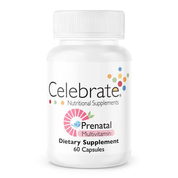 Celebrate Vitamins Bariatric Prenatal Multivitamin Capsules with Folate (Folic Acid), Vitamin A