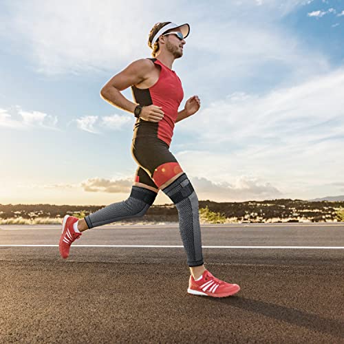 DAFUZ Tourmaline Acupressure self-Heating Shaping Knee Sleeve, Mugwort Acupressure DAFUZ