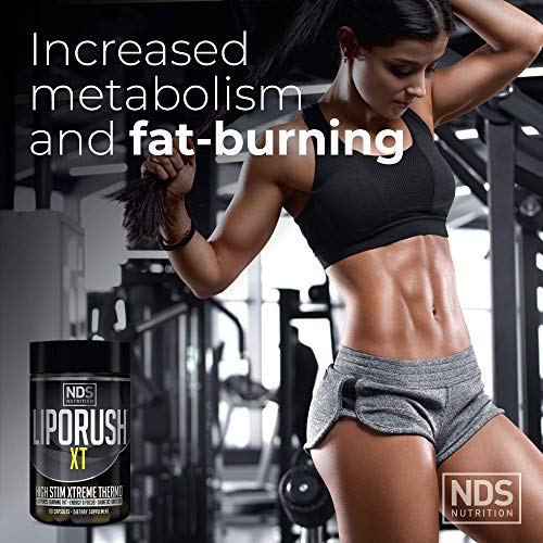 LIPORUSH NDS Nutrition XT - Concentrated Thermogenic with L-Carnitine & Teacrine