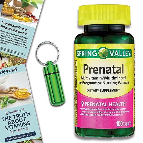 Spring Valley Prenatal Multivitamin/Multimineral for Pregnant and Nursing Women Dietary Supplement