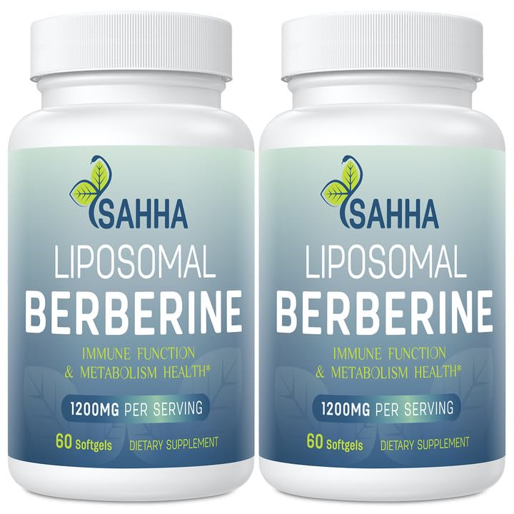 Sahha Advanced Liposomal Berberine 1200mg - Maximized Absorption for Optimal Results