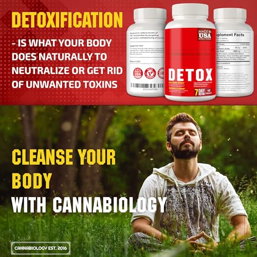 Complete Body Cleanse - Natural, Healthy Cleansing Support for Liver, Urinary Tract, Kidney CANNABIOLOGY EST. 2016