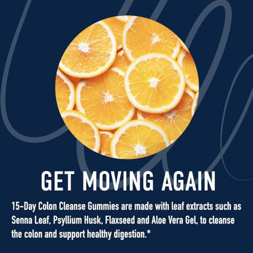 15 Day Colon Cleanse & Detox Gummies | Occasional Constipation & Bloating Relief