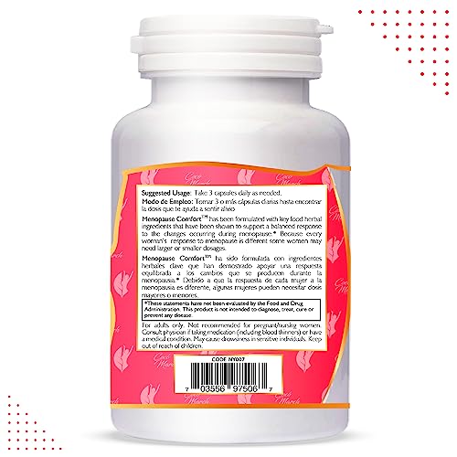 Menopause Comfort Fast Relief from Flushing, Cooling Herbal Blend by Coco March - Dairy Free Cocó March N.M.D