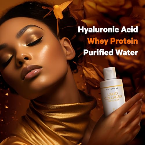 Codeage Liquid Collagen Supplement Chocolate Flavor, Beauty Trim & Glow Liposomal