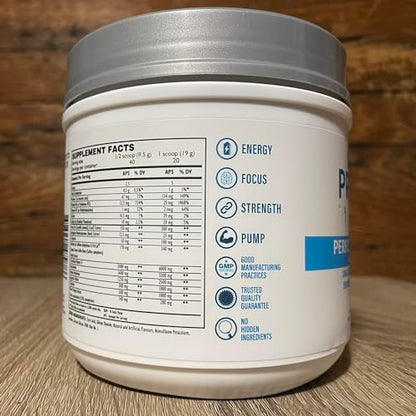 IMMUNEGY - PRE-Sport Performance Pre-Workout Formula (Blue Raspberry Delight). 45 Servings