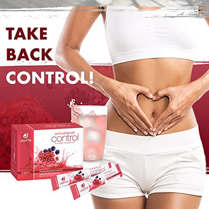 Javita ActiveBlendz Control Fruit Powder Drink Instant Beverage Made w/Pomegranate