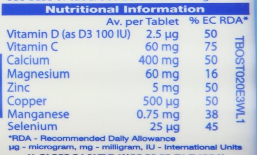 Vitabiotics Osteocare Fizz - Effervescent Tablets with Calcium, Magnesium, and Zinc Vitabiotics