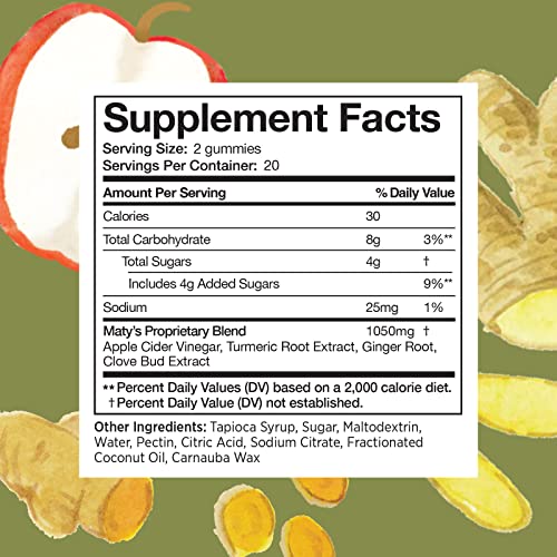 Matys Acid & Indigestion Relief Gummies, Safe Antacid for Occasional Acid Reflux