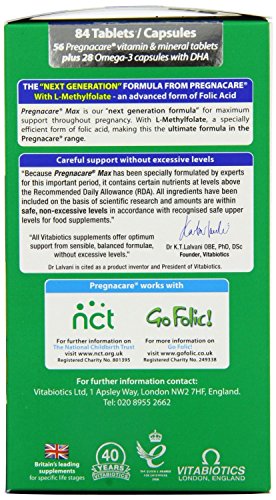 Pregnacare Max - 28 Capsules / 56 tablets Vitabiotics