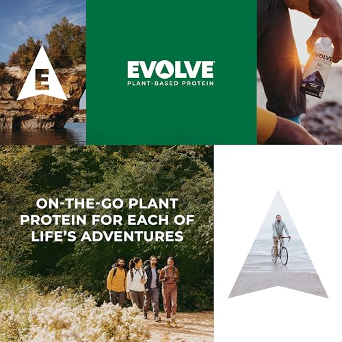 Evolve Plant Based Protein Shake, Chocolate Caramel, 20g Vegan Protein, Dairy Free