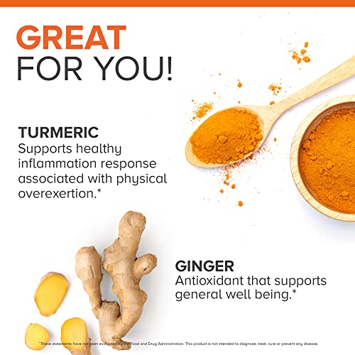 Qunol Turmeric Curcumin with Black Pepper & Ginger, 2400mg Turmeric Extract with 95% Qunol