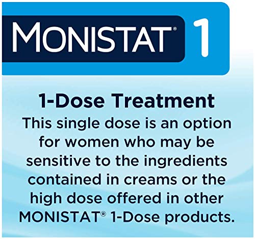 Monistat 1-Day Yeast Infection Treatment, Prefilled Applicator, 1 ea Monistat