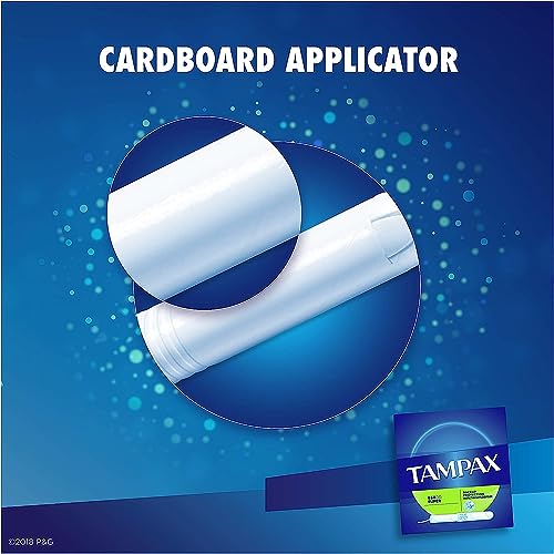 Tampax Tampons, Super Absorbency, Cardboard Applicator, Leakgaurd Skirt, Unscented, 20 Count Tampax