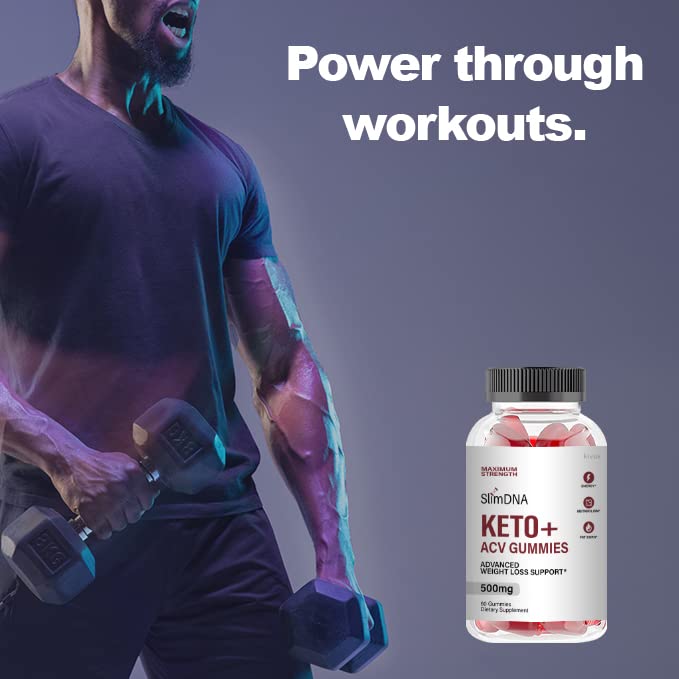 kivus Slim DNA Keto Gummies - Slim DNA Keto + ACV Gummies (Single, 60 Gummies)
