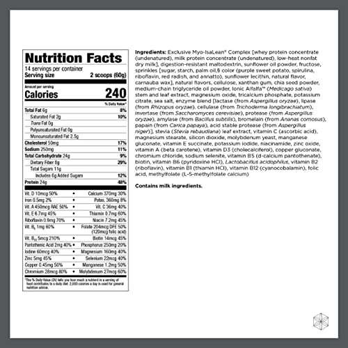 Isagenix IsaLean Shake - Meal Replacement Protein Shake Supports Healthy Weight & Muscle