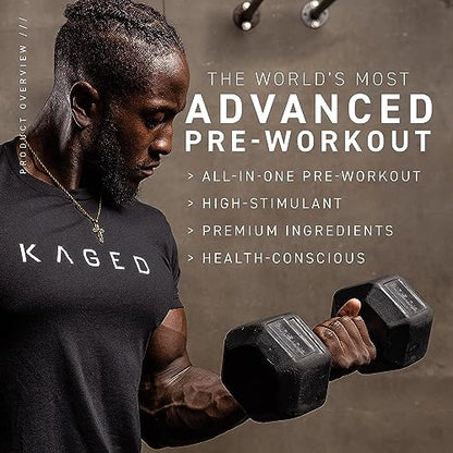Kaged High Stimulant Pre Workout Powder | Fruit Punch | Pre-Kaged Elite | L-Citrulline